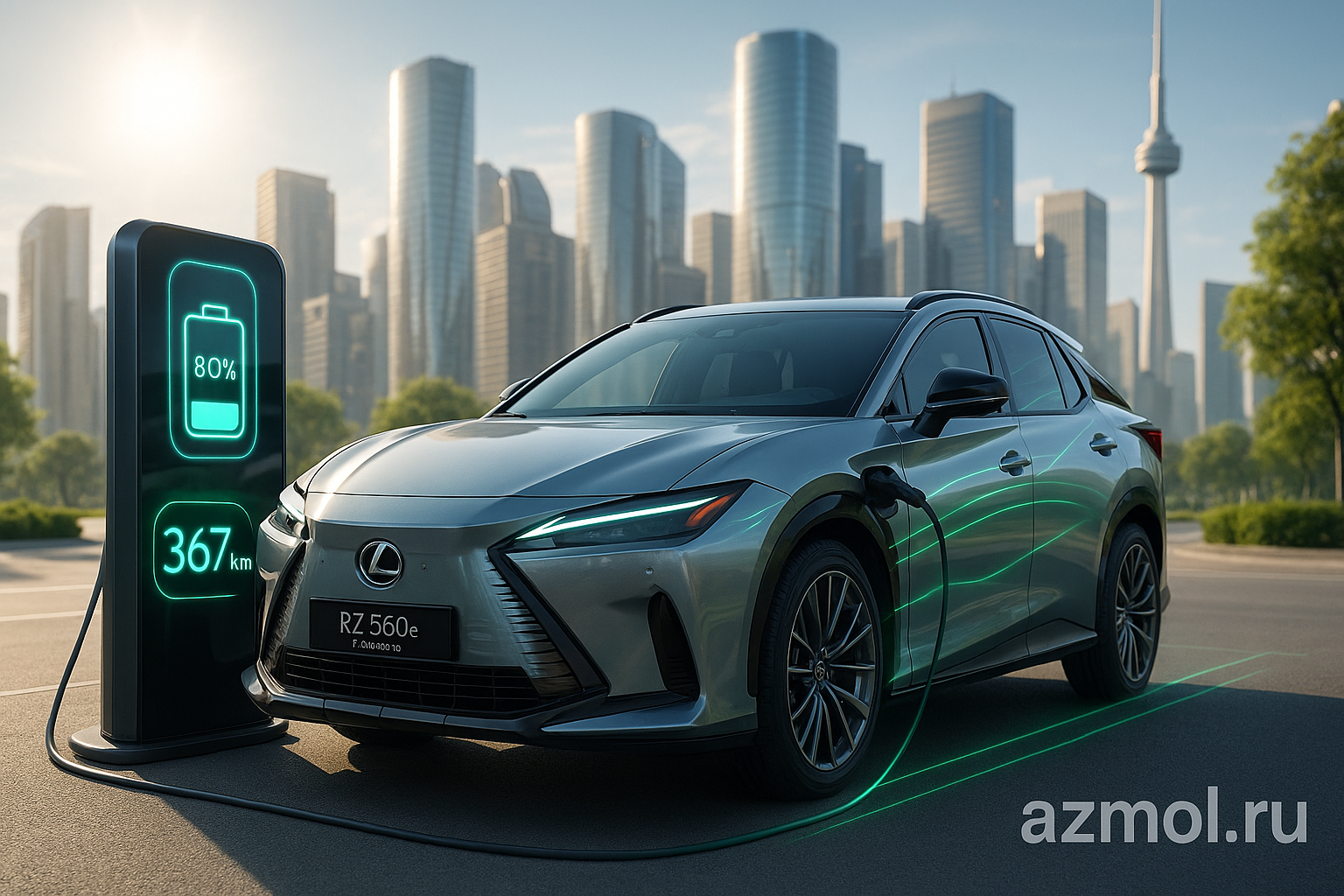 Lexus RZ 550e F Sport: как этот электрокар устанавливает новые стандарты мощности и роскоши 5 Lexus RZ 550e F Sport: как этот электрокар устанавливает новые стандарты мощности и роскоши