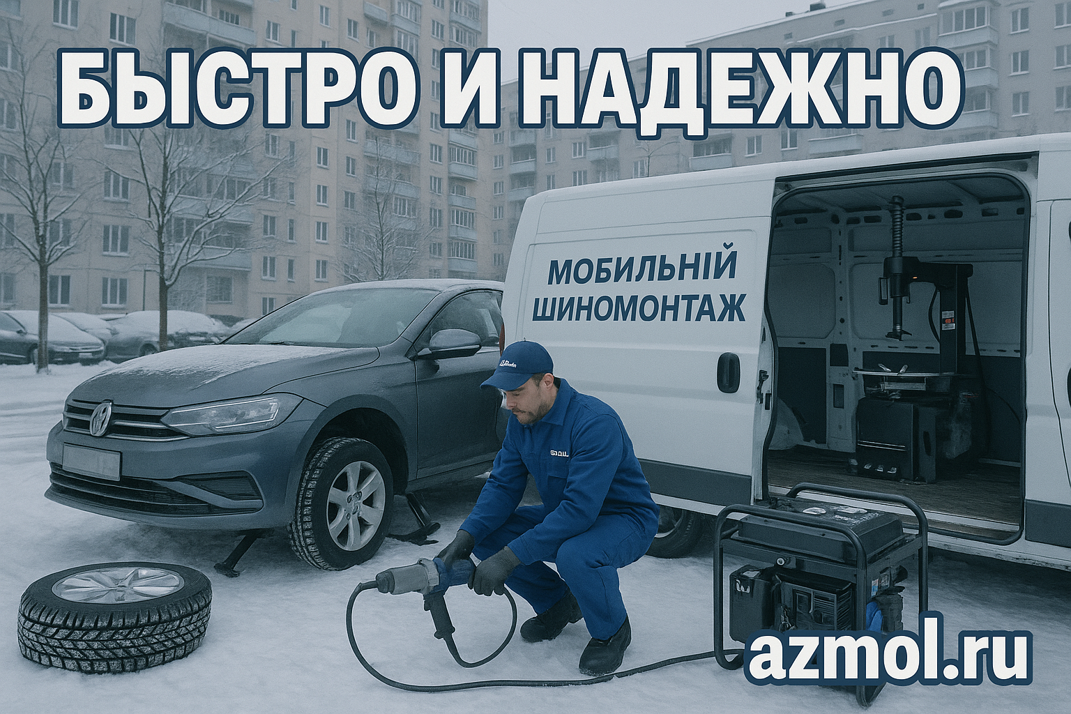 Выездной мобильный шиномонтаж: спасение для водителей и бизнеса в СПб