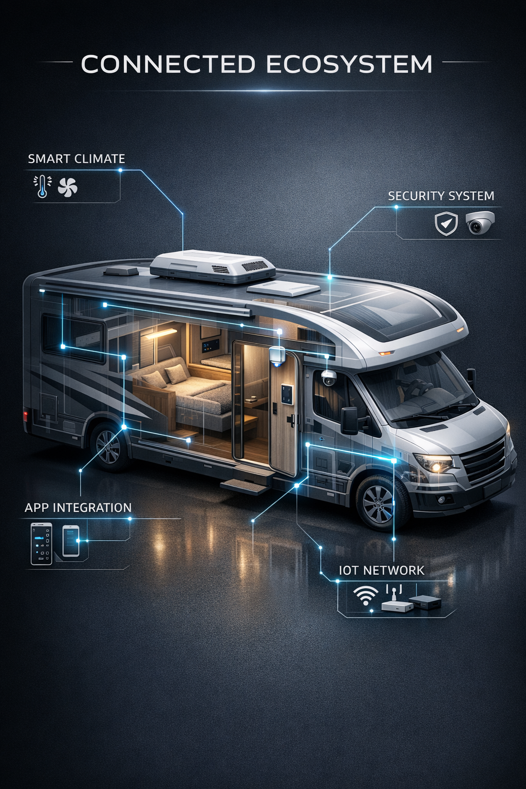 Взлет «умных» систем Smart Home RV в мире Домов на колесах