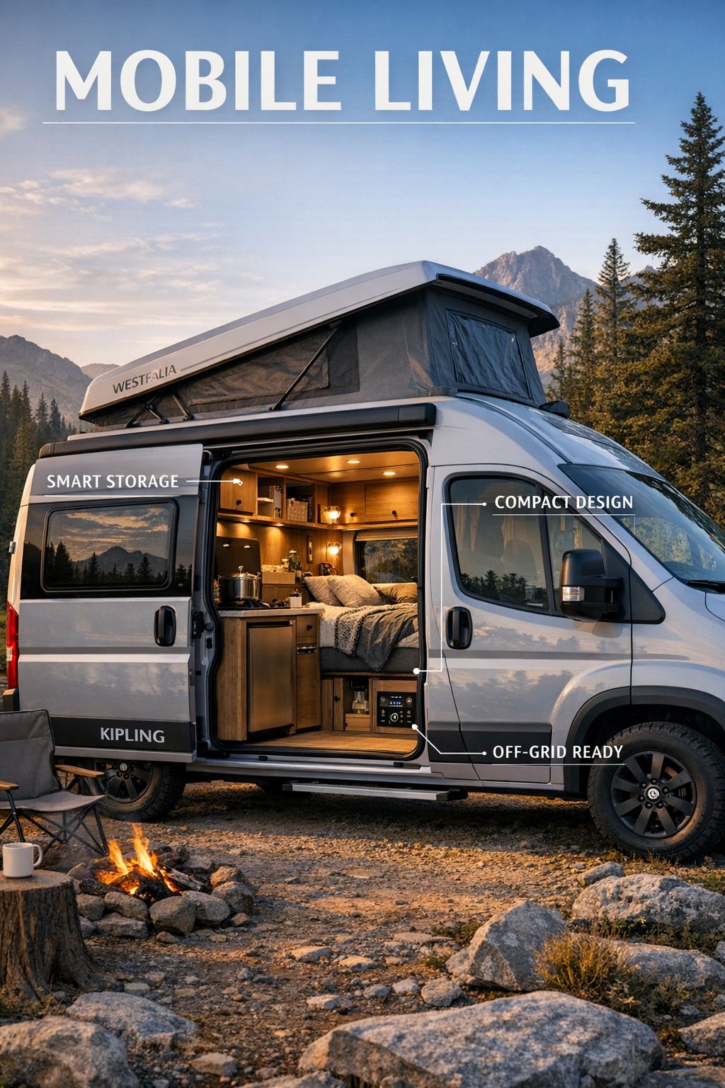 Westfalia Kipling: откройте для себя идеальный кемпер для незабываемых приключений и комфортных поездок на природу